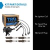 TRQ Ignition Coil and Spark Plug Kit 6 Piece Iridium