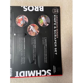 3 Piece Knife and Scraper Set GRIDIRON SERIES