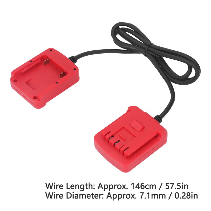 Battery Adapter with Extension Cable Power Tool Battery Converter Weight