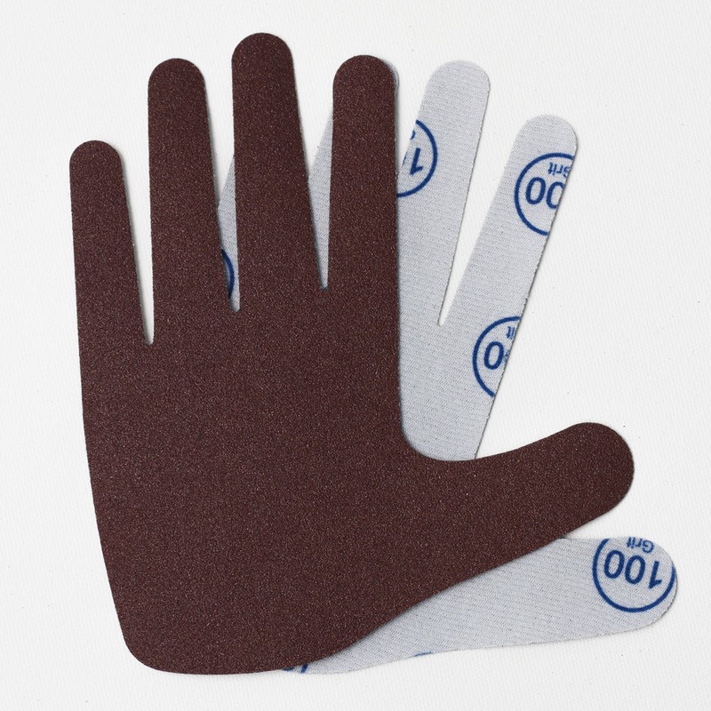 Sandpaper Replacement Five Pack - RIGHT HAND 100 Grit
