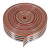 MECCANIXITY 1 Pcs 20 Pin Flat Rainbow Ribbon Cable 30