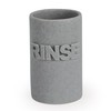 Splash Home Wash Bathroom Tumbler, Medium, Grey