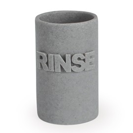 Splash Home Wash Bathroom Tumbler, Medium, Grey