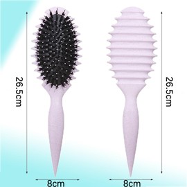 Aicerous® Neu Define Styling Brush, Lockenbürste, Locken Bürste, Defining Brush, Bürste Locken, Stylingbürst, Weniger Ziehen Stylingbürste Haarbürste (Blau)