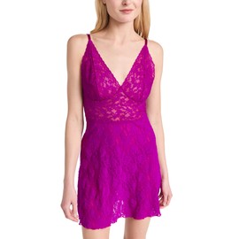 hanky panky Women's Retro Plunge Chemise, Countess Pink, S