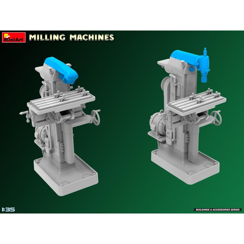 Mini Art 35663 1:35 Milling Machines - Faithful Replica, Model
