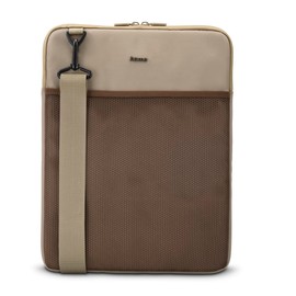 Hama To Go Laptop Sleeve with Shoulder Strap 40 to 41 cm (15.6 16th Brown, brown