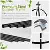 Idzo 100% Metal Obelisk Trellis for Climbing Plants Outdoor 6ft