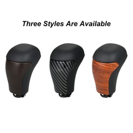Automatic Shift Knob, Carbon Fiber Pattern Car Gear Shift Knot Replacement for  Highlander  Prado 150 FJ150 2018 2019 2020