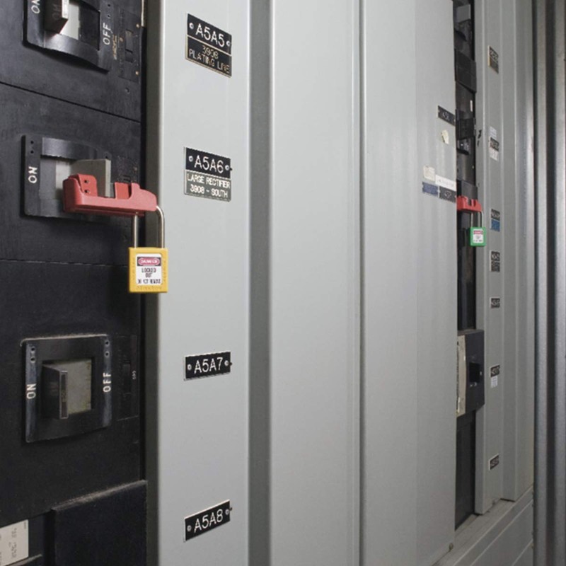 Master Lock 0491B Circuit Breaker Lockout, Red