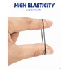 BLUEWING Tactical Rubber Bands Black 50g Bait Rigging for Fishing,