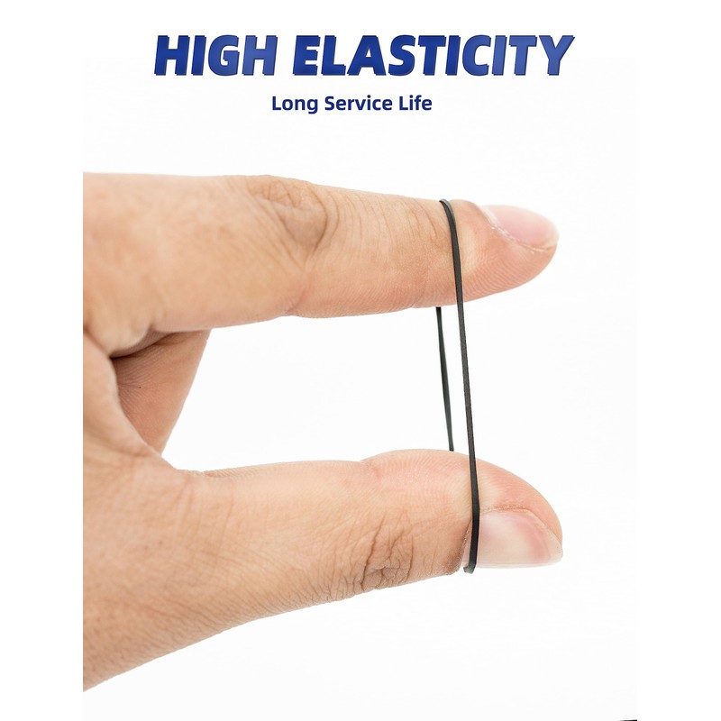 BLUEWING Tactical Rubber Bands Black 50g Bait Rigging for Fishing,
