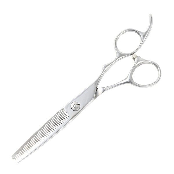 DEEDS DP-02 Senning Japanese Shears Professional Manufacturer, 6.0 Inches, Premium Forged Finish, 15% Front and Back, No Rattling, Hairdresser, Haircut