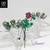 ❣High quality Secret Garden handmade nail tips - Short Round
