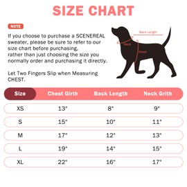 SCENEREAL Fleece Vest Dog Sweater, Dog Jacket with Harness Built in Pocket for Small Medium Dogs, Pet Cold Weather Coat with Soft Lining, Plush Warm Pullover Clothes for Puppy Boys Girls