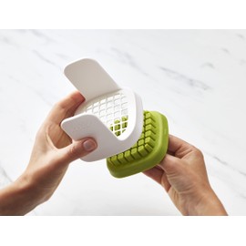 Joseph Joseph ChopCup Vegetable Chopper, Fruit Cutter, Veg Dicer Stainless Steel, White