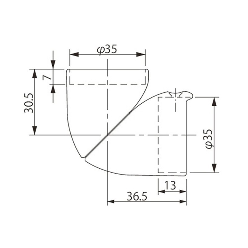 WAKI ABIRA Interior Handrail Hardware Warming Handrail UB Free Joint