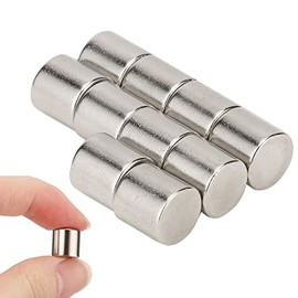 Imanes pequeños, paquete de 290 imanes para refrigerador de 7 tamaños diferentes, imanes mini, imanes de disco, imanes pequeños para nevera, para bric