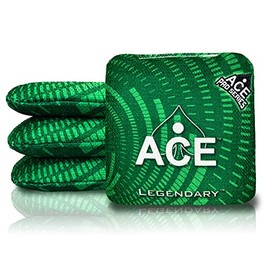 Legendary - Green (Set of 4 Bags) - ACE Pro Stamped - Professional Cornhole Bags