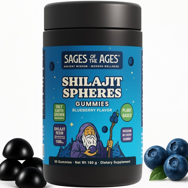 Sages Of The Ages Himalayan Shilajit Gummies for Men &