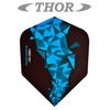 THOR-DARTS®™ Exclusiv-Line: 150 Micron F2 Darts Flights HD-280 Black Dart