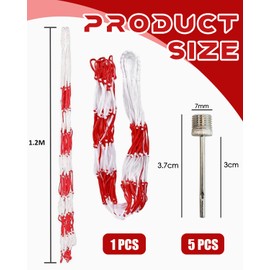 MYGLOAR Extra Large Football Net That Can Hold 10-15 Balls, Large Ball Bag, Multipurpose Ball Bag Net, Ball Bag Football Net Bag (120 cm), Suitable for Football, Basketball, Tennis, Handball