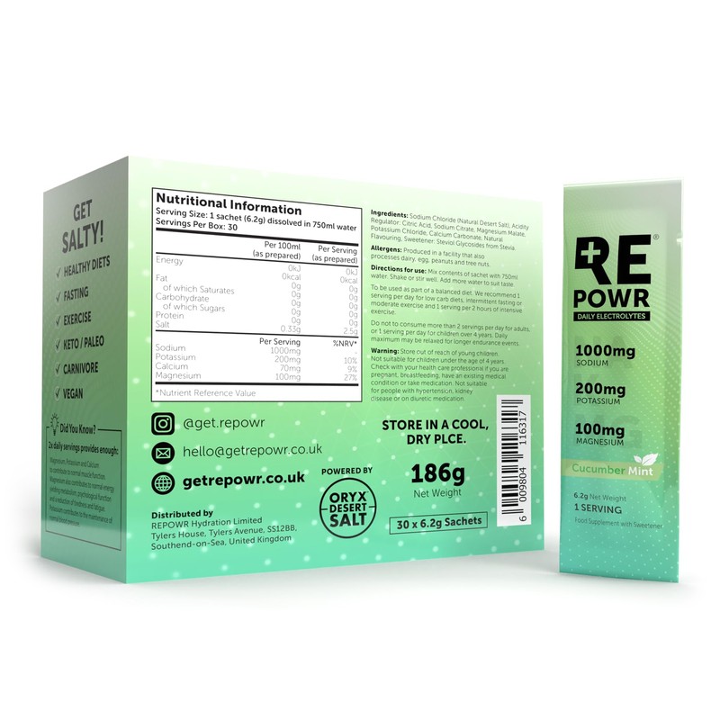 REPOWR - Electrolytes Made With Oryx Desert Salt | No