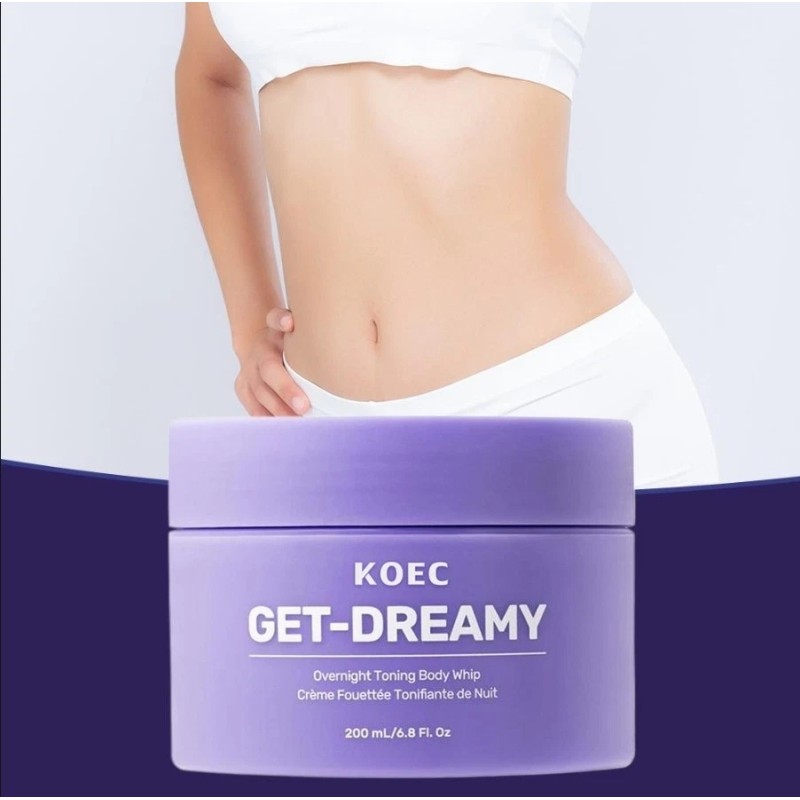 KOEC GET-DREAMY Overnight Toning Body Cream Whip - 100ml/3.38floz -