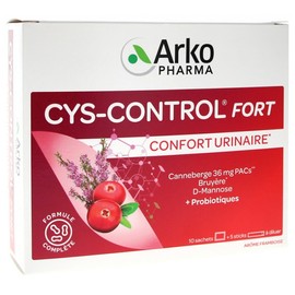 Arkopharma Cys-Control Strong 10 Sachets + 5 Sticks to Dilute