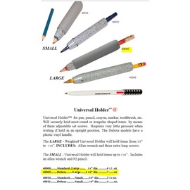 Kinsman Enterprises Weighted Universal Holders Deluxe Handle, Adult - 1-1/8"