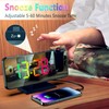 321Wasay Led Projection Alarm Clock, Digital Clock Projector Clocks Bedroom,