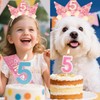 Atoden 5 Year Old Birthday Headband and Sash Happy 5th