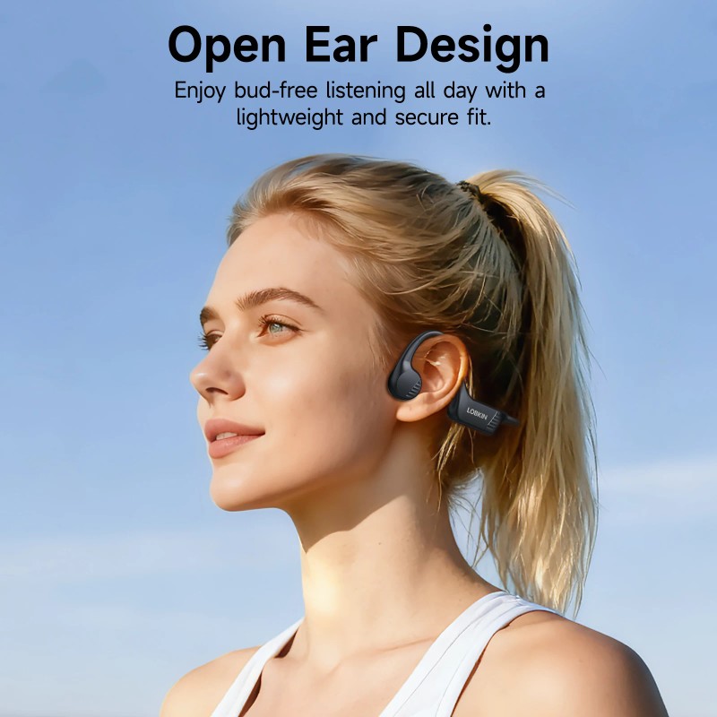 LOBKIN Bone Conduction Sports Music Calling Earphone for V6.0 Waterproof