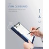 Small Padfolio Clipboard A5 Folder for Writing Pad Refillable 5