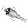 sourcingmap 28mm Carbide Hole Cutter, Hole Saws for 2mm Stainless