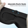 Grsta Sleeping Mask for Side Sleepers, 100% Light Blocking Sleeping