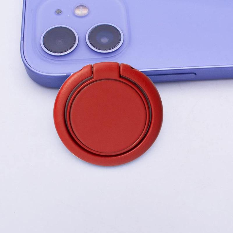 [2 Pack] Matte Finish Round Ultra-thin Cell Phone Ring Holder