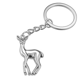 DONWOIE Deer Keychain –Simple and Stylish Accessory for Bag Charms,Gift for Women,Gifts for Female Friend, Car Keys Charms Accessories