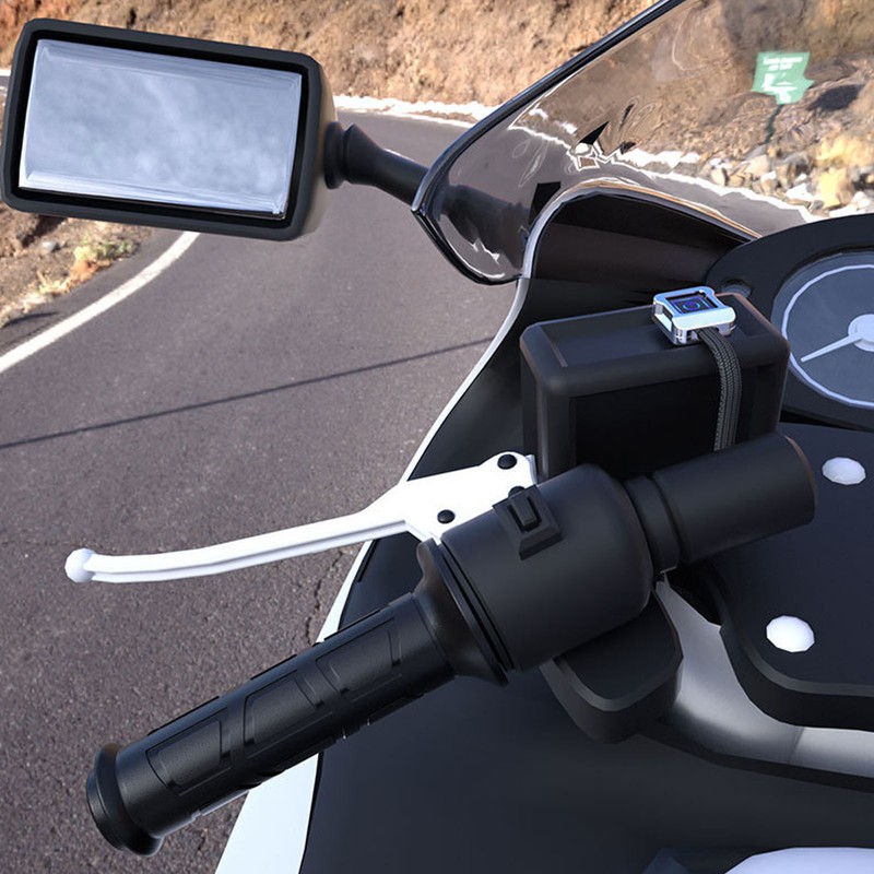 1 Pair Handlebar Heated Grip 3 Level Temperature Adjustment Electric