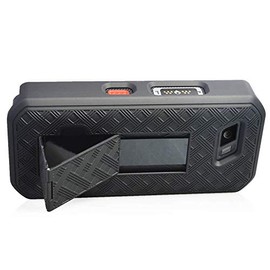 Nakedcellphone Combo Series Compatible with Sonim XP5s Case, Kickstand Hard Cover with [Rotating/Ratchet] Belt Clip Holster Combo for XP5800 - Black