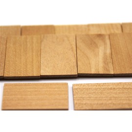 Melody Jane Dolls House Cedar Roof Shingles Unfinished Roofing Tiles Pack of 100 Wooden 1:12