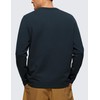 CRZ YOGA Fleece Crewneck Sweatshirt for Men Long Sleeve Breathable