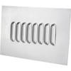 8 Hood Louver Sheet Metal Panel, 12 x 8 Inch,