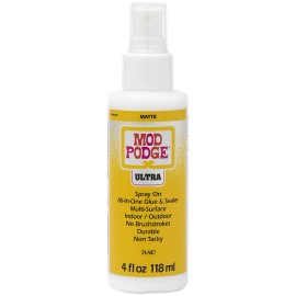 Mod Podge Ultra 4 Ounce Matte Multi Surface Decoupage Glue and Sealer