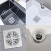 Shower Drain Hair Catcher Mesh Stickers, Disposable Floor Drain Filter