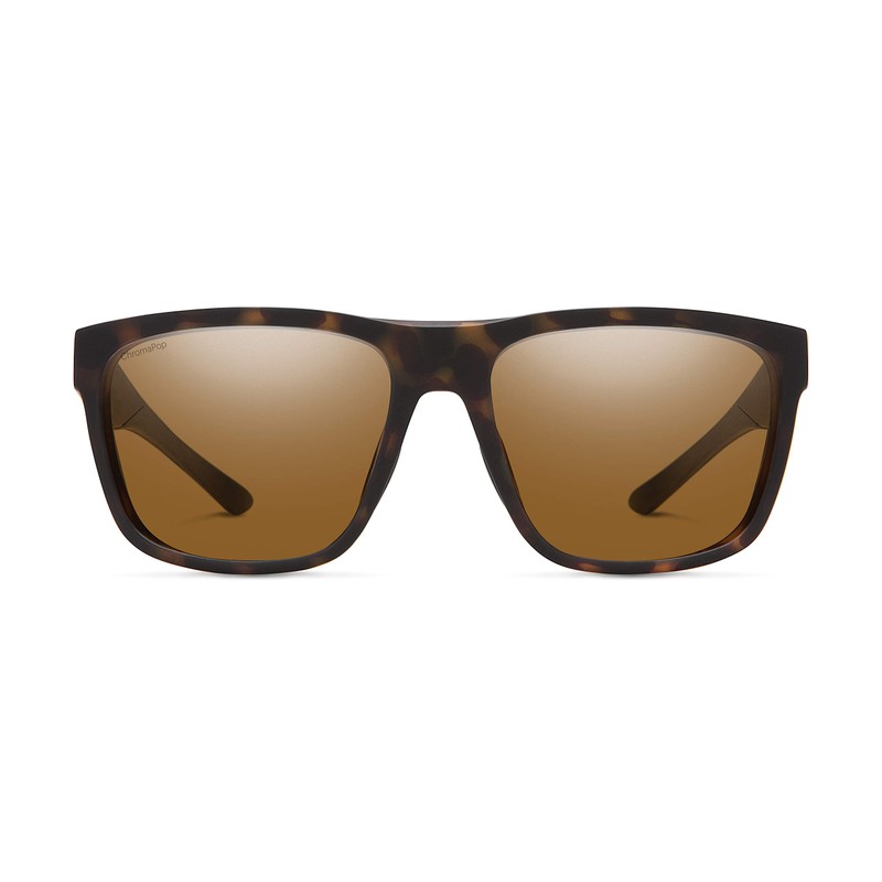 Smith Barra Sunglasses Matte Tortoise/ChromaPop Polarized Brown