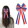4th of July Hair Ties Red White and Blue Ponytail