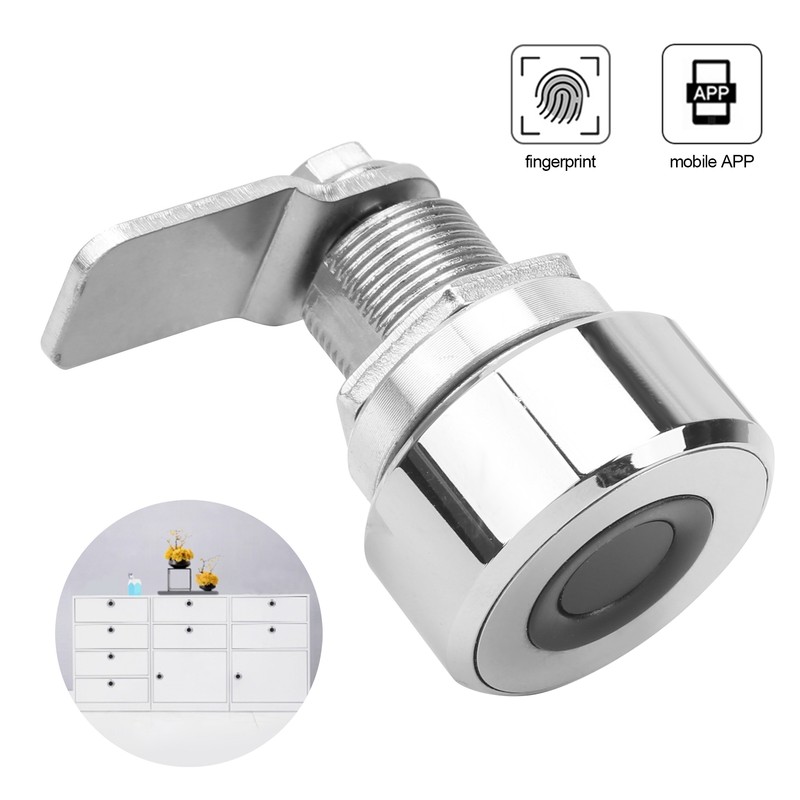 Smart Cabinet Keyless Lock Fingerprint Bluetooth APP Remote Unlock Security