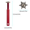 HIFROM Groove Sharpener with 6 Heads - Golf Club Groove