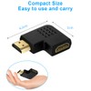 AXFEE HDMI Angle Adapter, 8K HDMI Angle Plug, HDMI 90